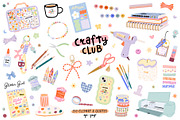 Crafty Girl & Junk Journal Bundle, an Object Graphic by Ruslana Lubenets (Thumbnail 1 of 13)