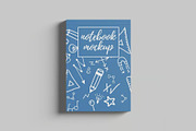 Paper Notebook Mockup, an Advertising Mockup by Se٧enStudio (Thumbnail 2 of 5)