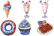 4th of July Fast Food Sublimation, an Illustration by Designworld (Thumbnail 4 of 5)