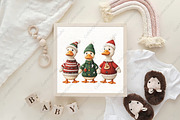 Crochet Christmas Goose PNG, an Illustration by CraftArtStudio (Thumbnail 4 of 4)