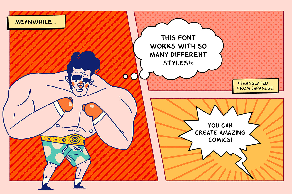 Bubble Sans - Comic Book Font preview 4