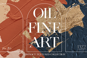 Oil Fine Art Abstract Texture Bundle