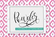 iPad Lettering Brush for Procreate, a Brush Add-On by Hewitt Avenue (Thumbnail 1 of 3)