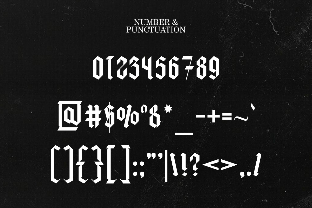 Salvadors | Modern Blackletter, a Blackletter Font by Muntab_Art (Photo 11 of 11)