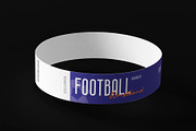 Football Match Wristband Template, a Stationery Template by DesignCrest (Thumbnail 4 of 8)