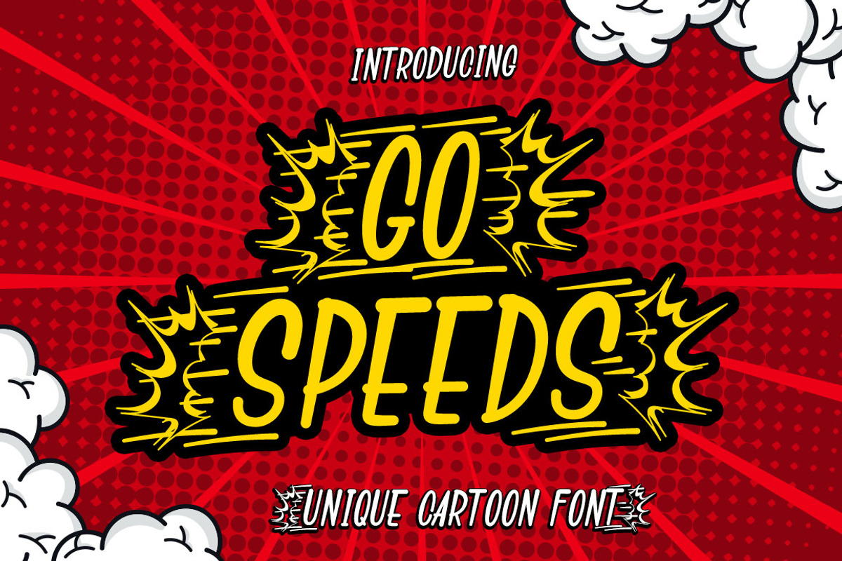Comic Speeds - Cartoon Font, a Sans Serif Font by Kotak Kuning Studio (Photo 4 of 5)