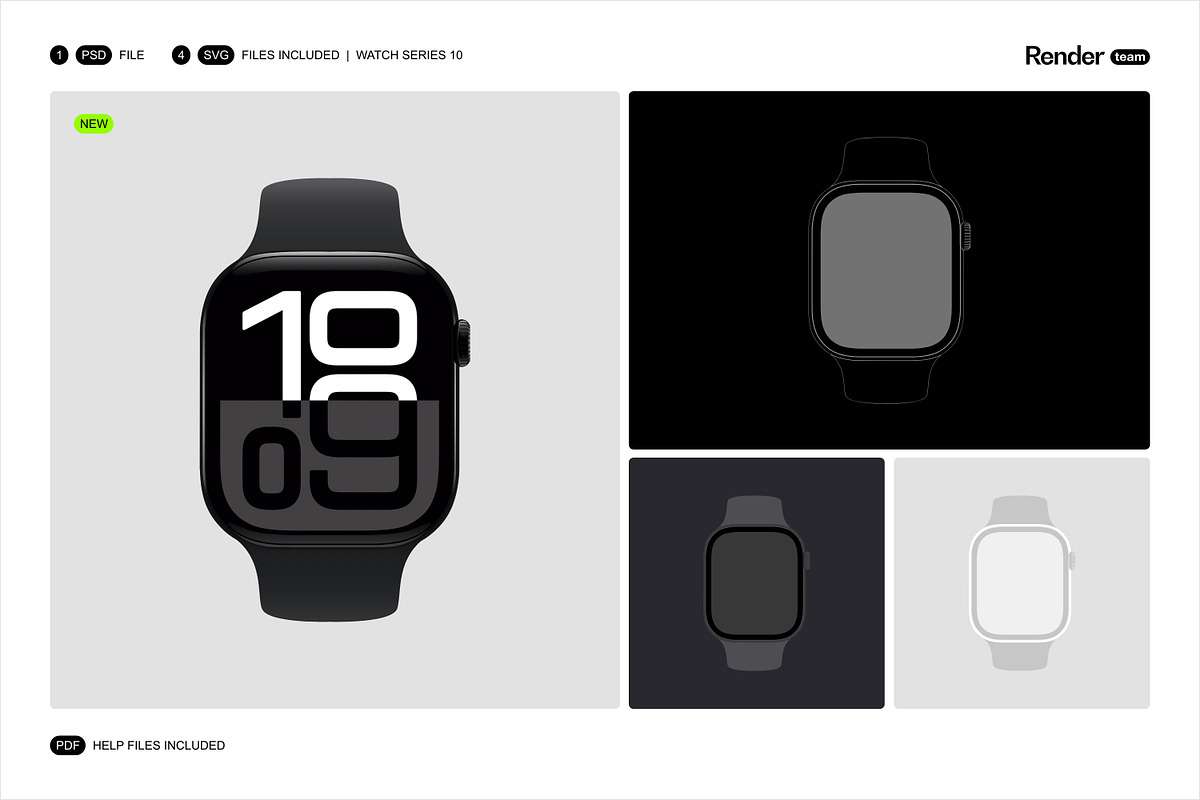 Apple Devices Mockup Bundle, an iPhone Mockup by Renderteam (Photo 9 of 20)