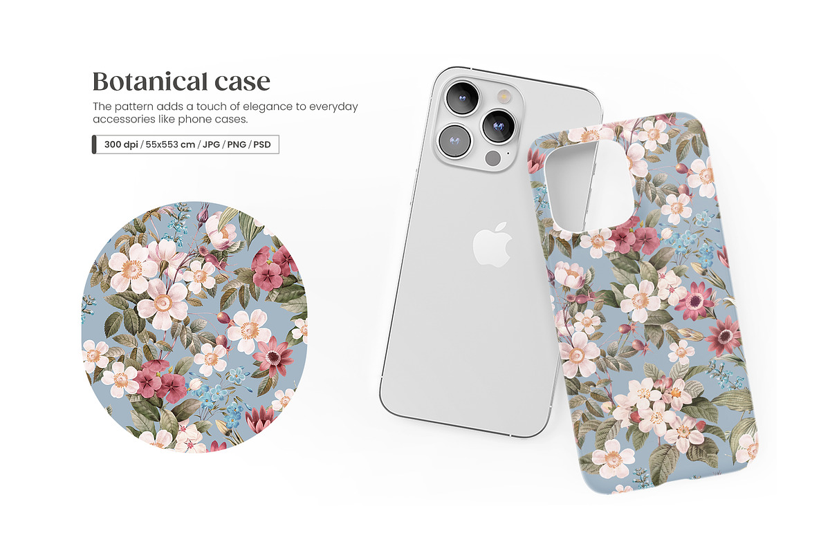 Gentle Bloom Vintage Pattern, a Pattern Graphic by Yello_illustration (Photo 14 of 18)