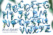 Blue Tulips Beautiful Set, a Decorative Illustration by Shabbypie (Thumbnail 7 of 22)