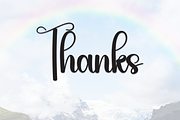 Winter Rainbow | Script Font, a Handwritten Font by Scratchones (Thumbnail 9 of 9)