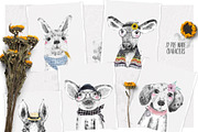 FARM BABIES watercolor set, an Animal Illustration by Natali Smolova (Thumbnail 6 of 8)