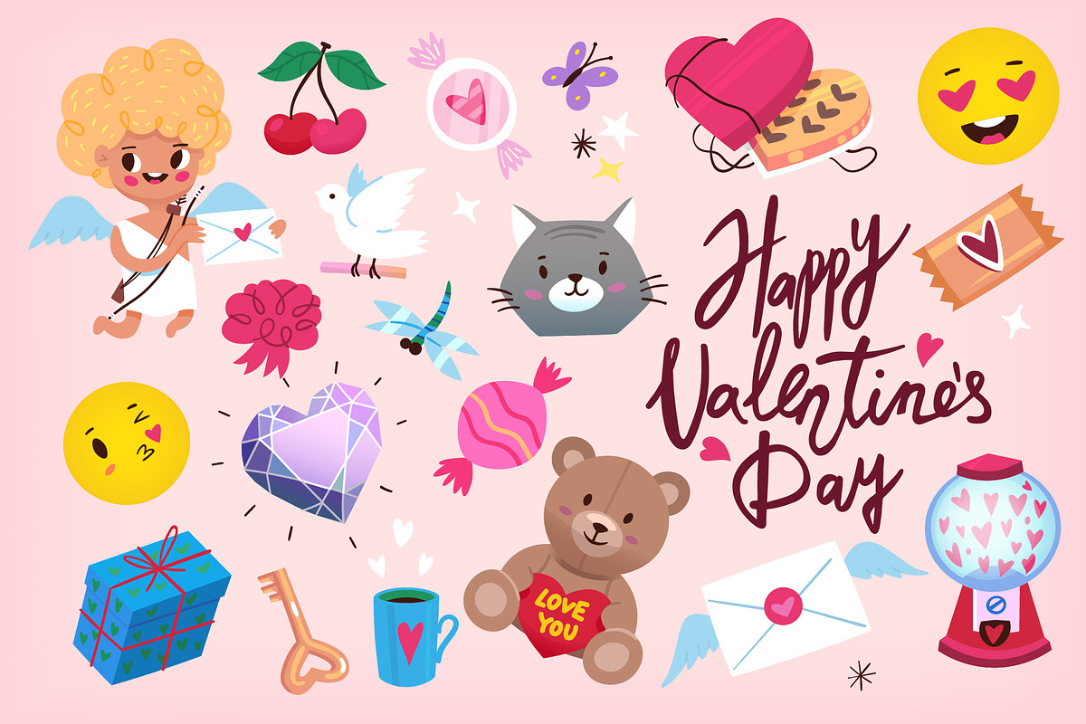 Valentine's Day Bundle, an Object Illustration by Moonery's (Photo 7 of 19)