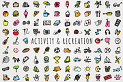Activity & Recreation Icons Clipart, an Icon by Lemonade Pixel (Thumbnail 1 of 7)