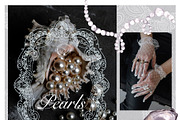 Pearls. Watercolor and graphic, an Object Graphic by ma_i_vi (Thumbnail 2 of 10)