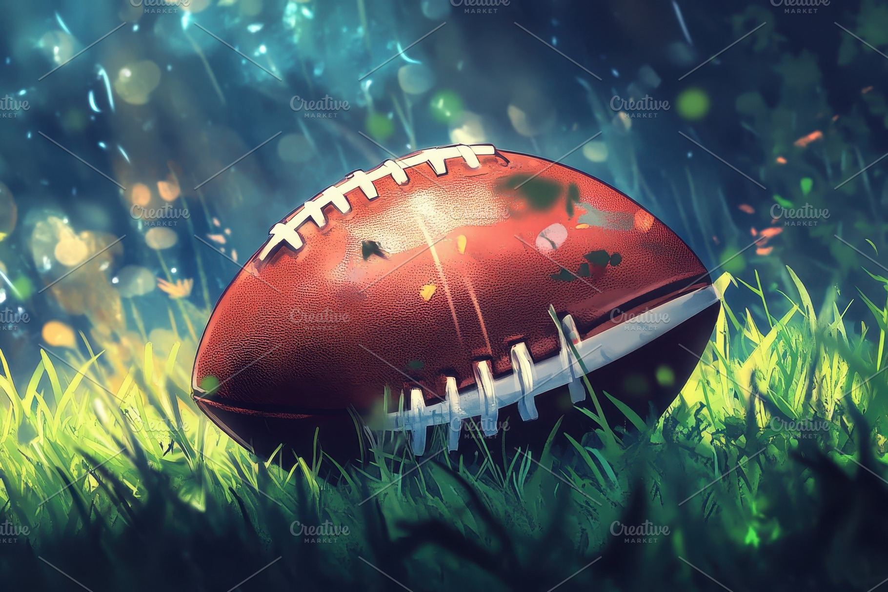 American football resting, a Photo by Pavel_design