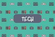 Icon patterns bundle/8 Themes/50%off, a Pattern Graphic by MikeHill (Thumbnail 8 of 12)