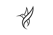 Hummingbird Line Art SVG Bundle, an Illustration by yasushie (Thumbnail 17 of 31)