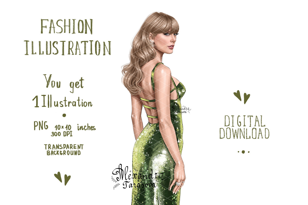 Taylor Swift Drawing, a Person Illustration by BigArtLab (Photo 1 of 3)