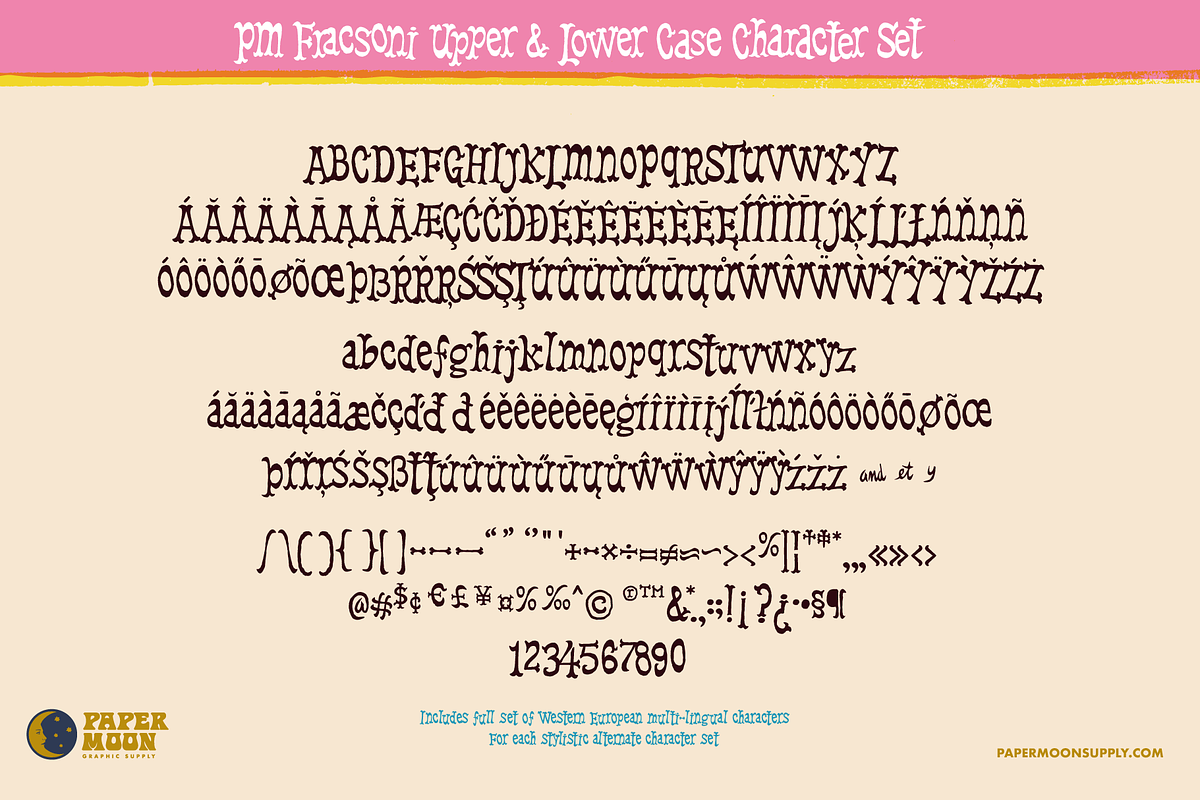 PM Frasconi Midcentury Woodcut Font, a Handwritten Font by Paper Moon Graphic Supply (Photo 3 of 17)