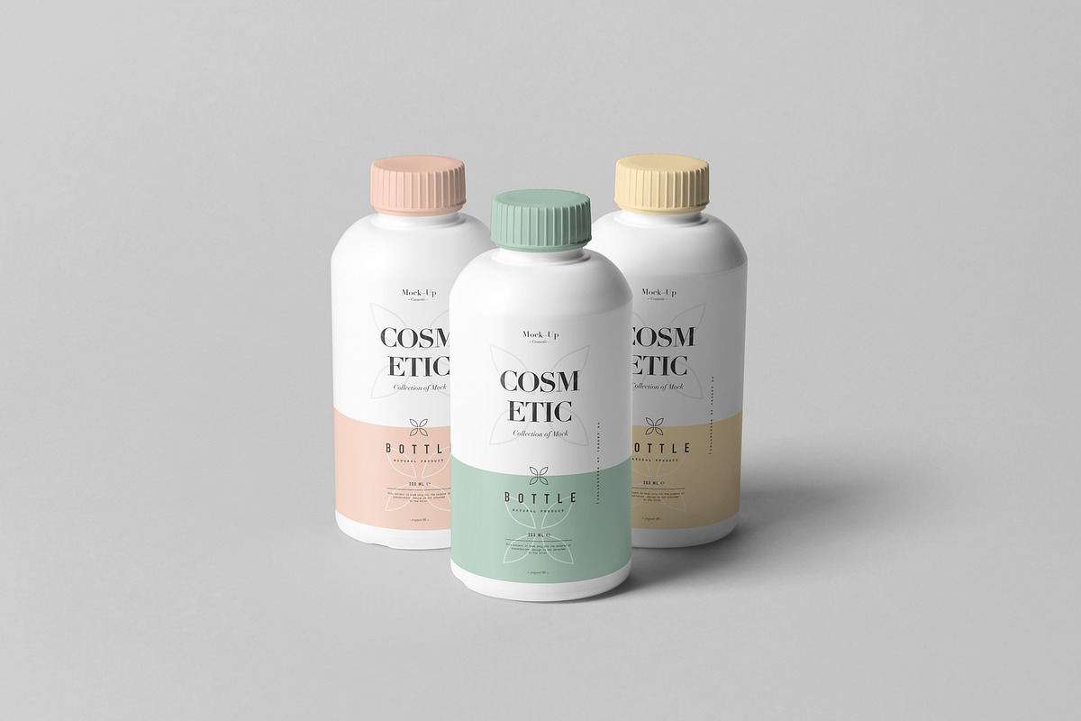 Cosmetic Bottle Mock-up 4, a Packaging Mockup by Yogurt86 (Photo 6 of 13)