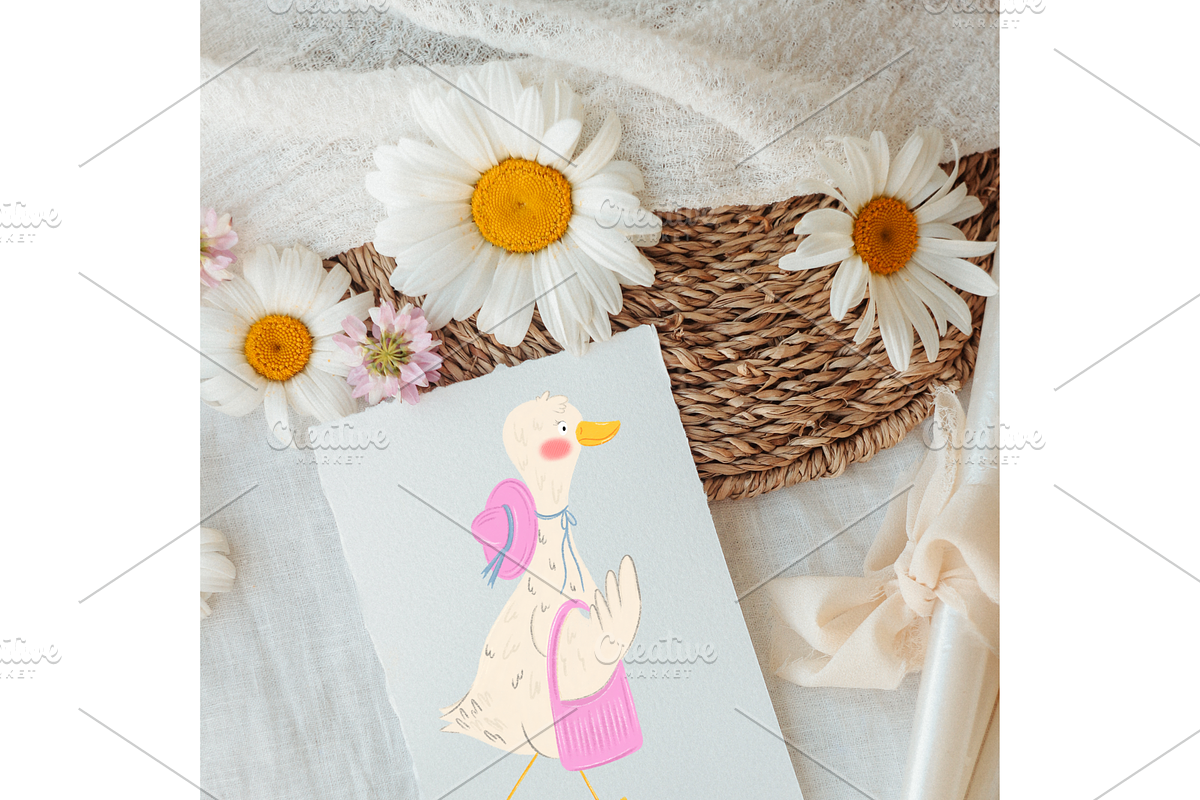 Whimsical Silly Goose bundle, an Animal Illustration by Oleksandra Illustrates (Photo 14 of 18)
