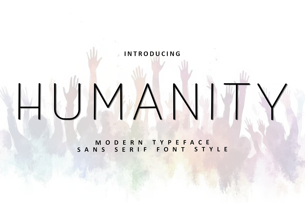 Humanity, a Sans Serif Font by FreshTypeINK (Photo 1 of 8)
