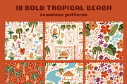 Hand drawn tropical floral patterns, a Pattern Graphic by Tani Kuzminka (Thumbnail 7 of 22)