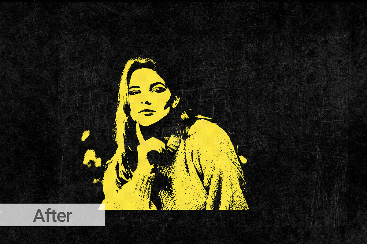 Threshold Halftone Photo Effect, a Layer Style Add-On by graphypix (Photo 5 of 13)