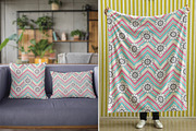Groovy Boho Floral Chevron Pattern, a Pattern Graphic by PPEthnicDecorPattern (Thumbnail 3 of 7)
