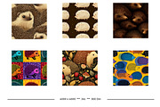 Hedgehog Retro Art Style Patterns, a Pattern Graphic by karenfoleyphoto (Thumbnail 7 of 12)