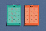 Colorful 2026 Calendar Template, a Stationery Template by MightyDesign (Thumbnail 1 of 6)