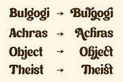 Brown Wager - Chunky Retro Bold Font, a Serif Font by Shakira Studio (Thumbnail 7 of 12)