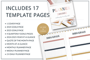 Planner Templates | Canva Vintage, a Stationery Template by Lady Boss Studio (Thumbnail 5 of 8)
