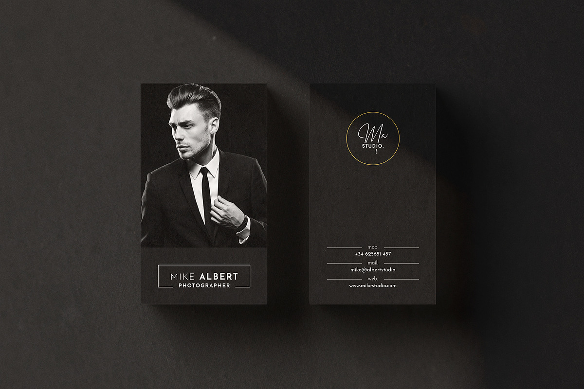 Business Card, a Business Card Template by AyshaCanvas (Photo 1 of 6)