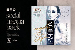 Fashion With Style Social Media Pack