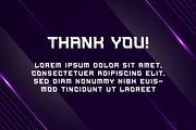 Godan - Futuristic Display Font, a Font by Mightyfire (Thumbnail 3 of 3)