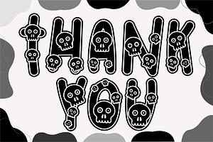 Skull Font