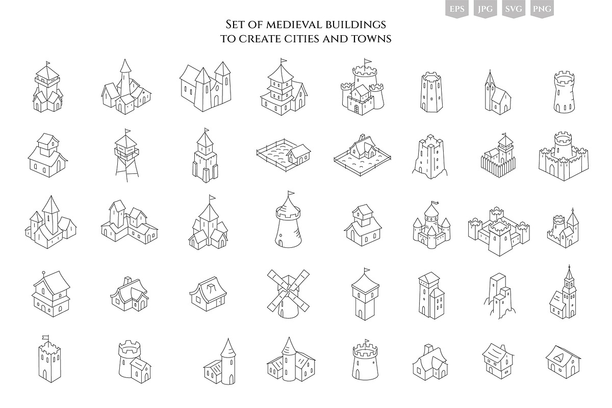 DIY Medieval Map Kit, a Graphic by Ilia Design