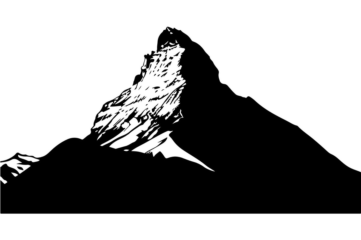 Mountain Range Silhouette, an Object Graphic by Designer_Momina (Photo 15 of 20)