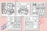 Kawaii Corners Coloring page –31 PNG, an Object Illustration by Smillyy Threads (Thumbnail 7 of 9)