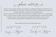 Elisabeth Darlington with Bows, a Script Font by PeachCreme (Thumbnail 17 of 22)