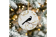 Ceramic Ornament Mockup, a Merchandise Mockup by EmpaviMockups (Thumbnail 4 of 6)