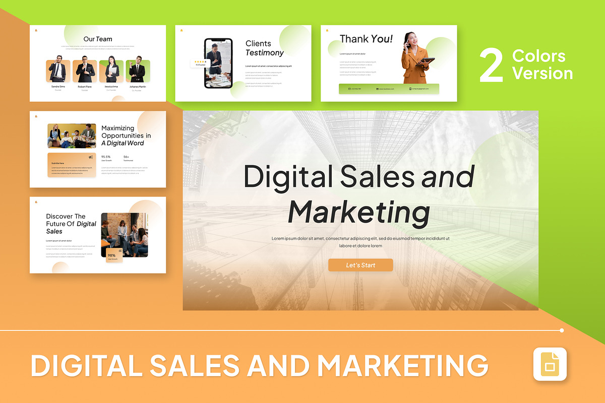 Digital Sales and Marketing Slides, a Presentation Template by Antstheme (Photo 1 of 4)
