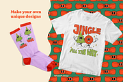 Groovy Christmas | Cliparts, a Seasonal Illustration by Felizabeth Design (Thumbnail 5 of 9)