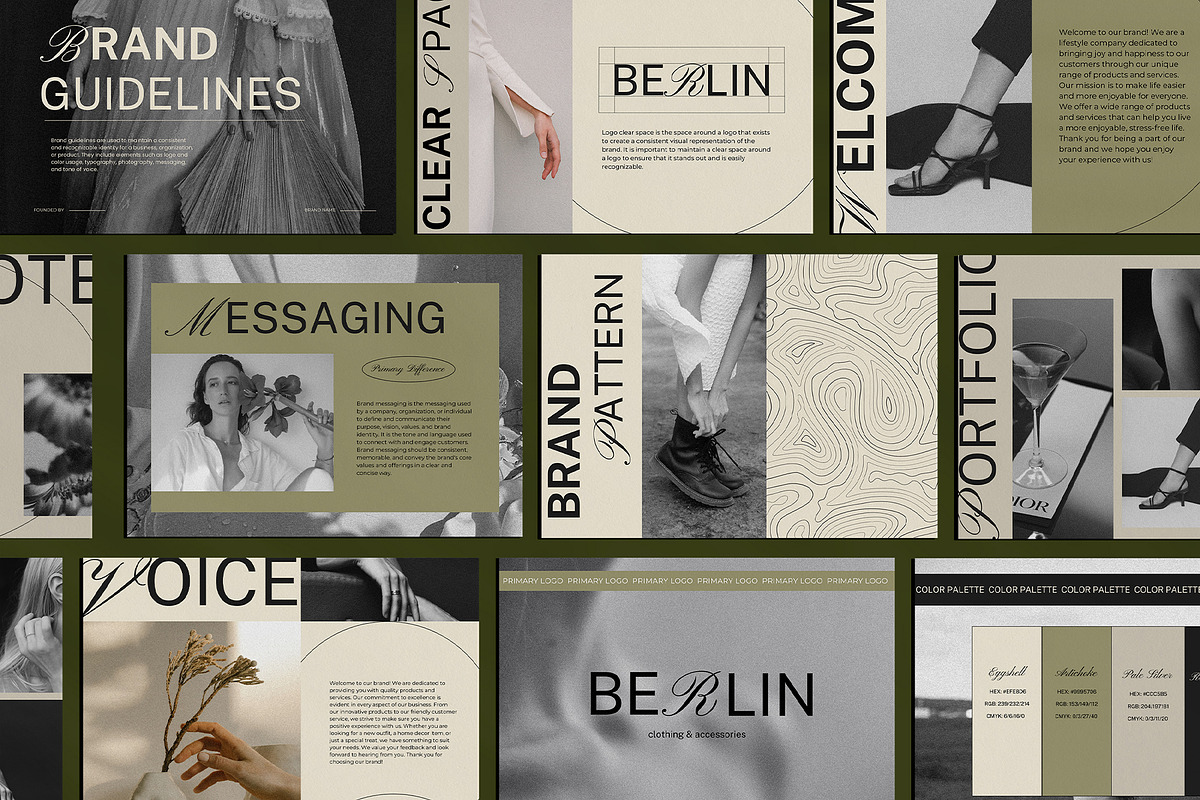 BERLIN Brand Guidelines Template, a Branding & Logo Template by Amaré Creative (Photo 5 of 13)