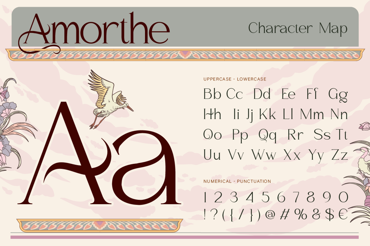 Amorthe, a Serif Font by Burntilldead (Photo 2 of 12)