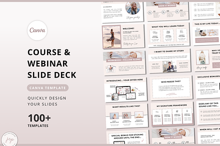 Course Webinar Slide Deck Templates
