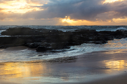 Avalon Beach Sunrise Rocks