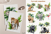 Safari Watercolor Collection, a Graphic by EasyArt (Thumbnail 5 of 11)