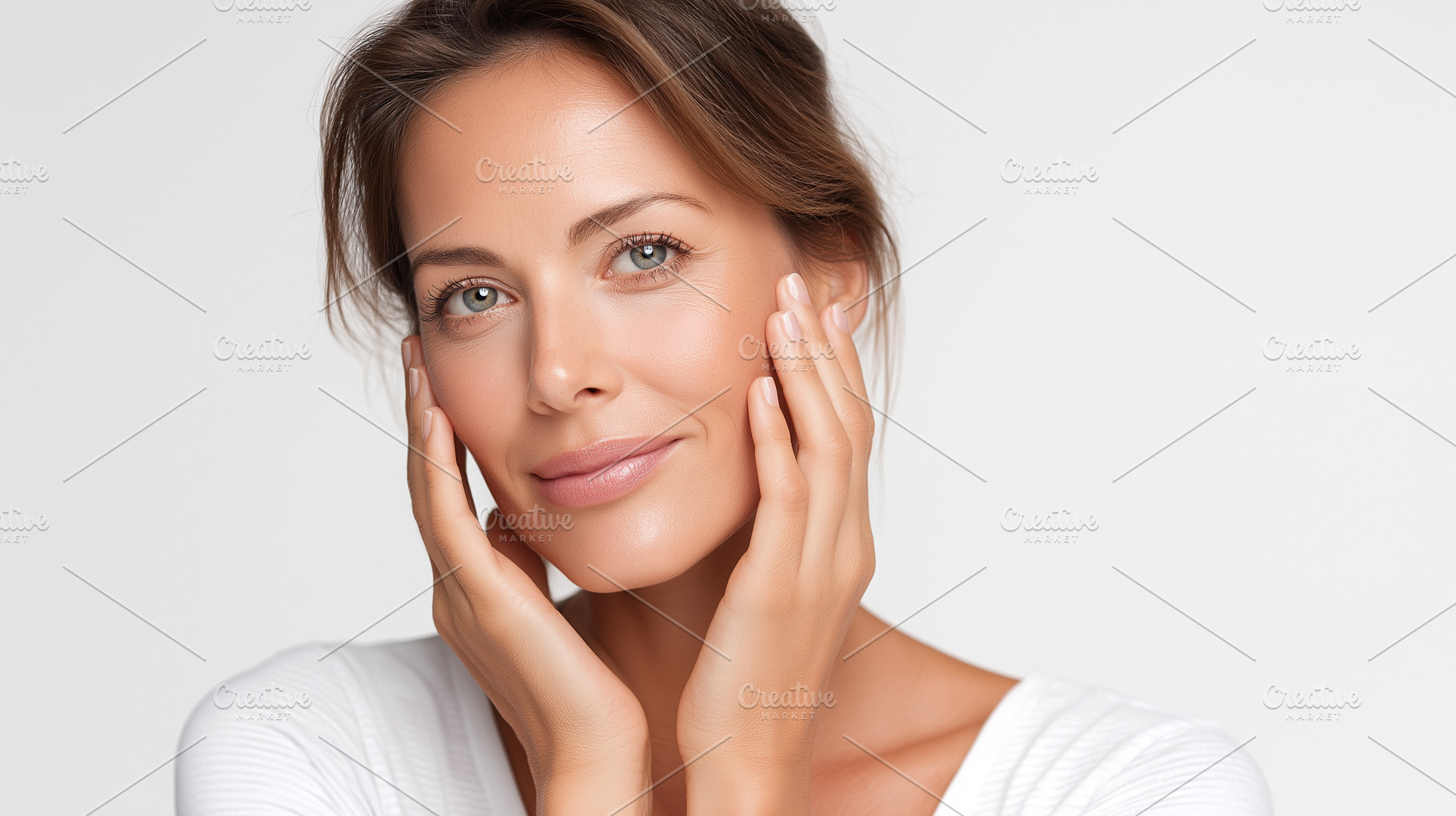Mature woman with glowing skin, a Beauty & Fashion Photo by MistyDay